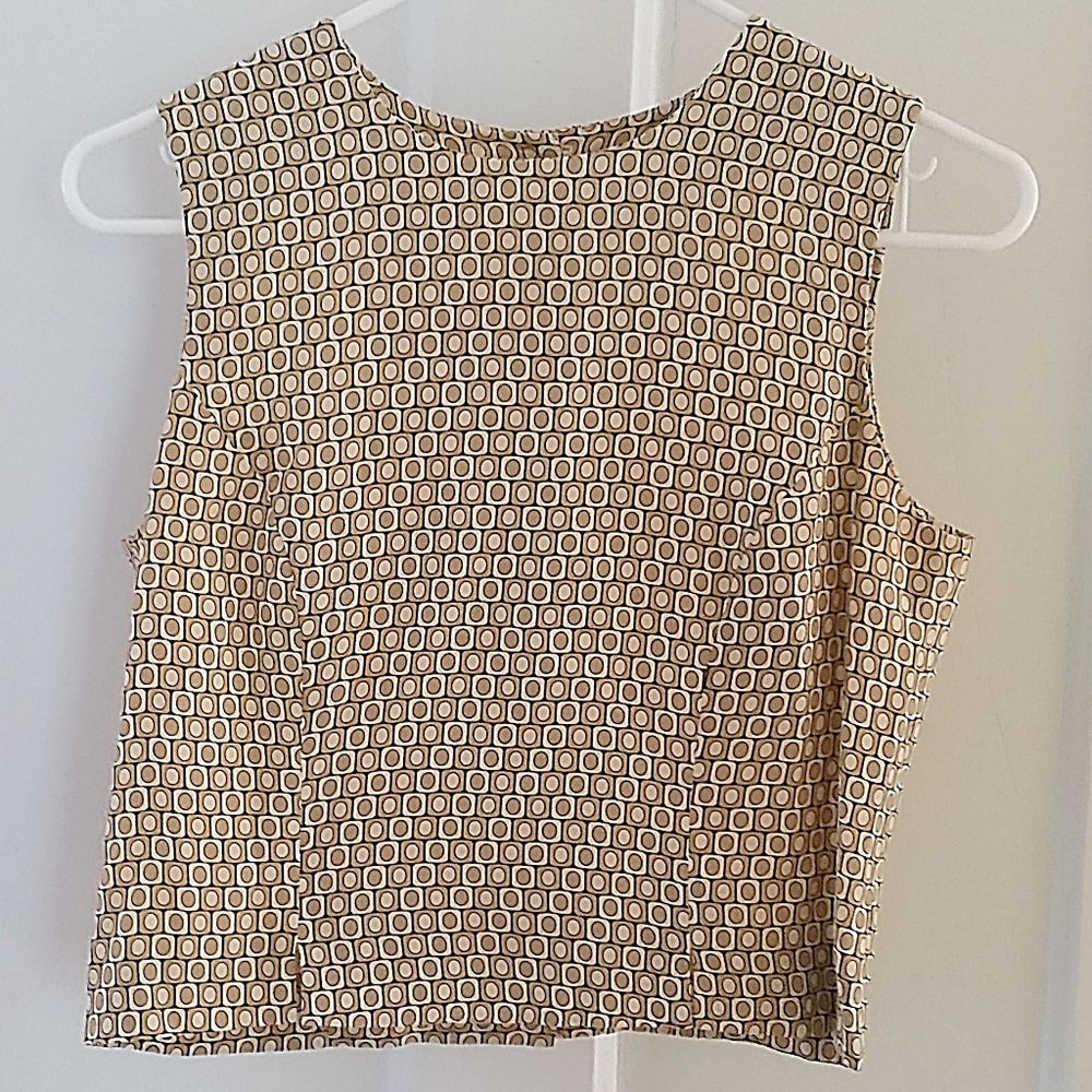Vintage luxury, lined silk top Pat Argenti
